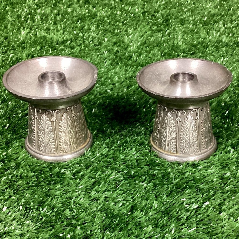 Tumasek Pewter 97 % Candleholder Collections (2)
